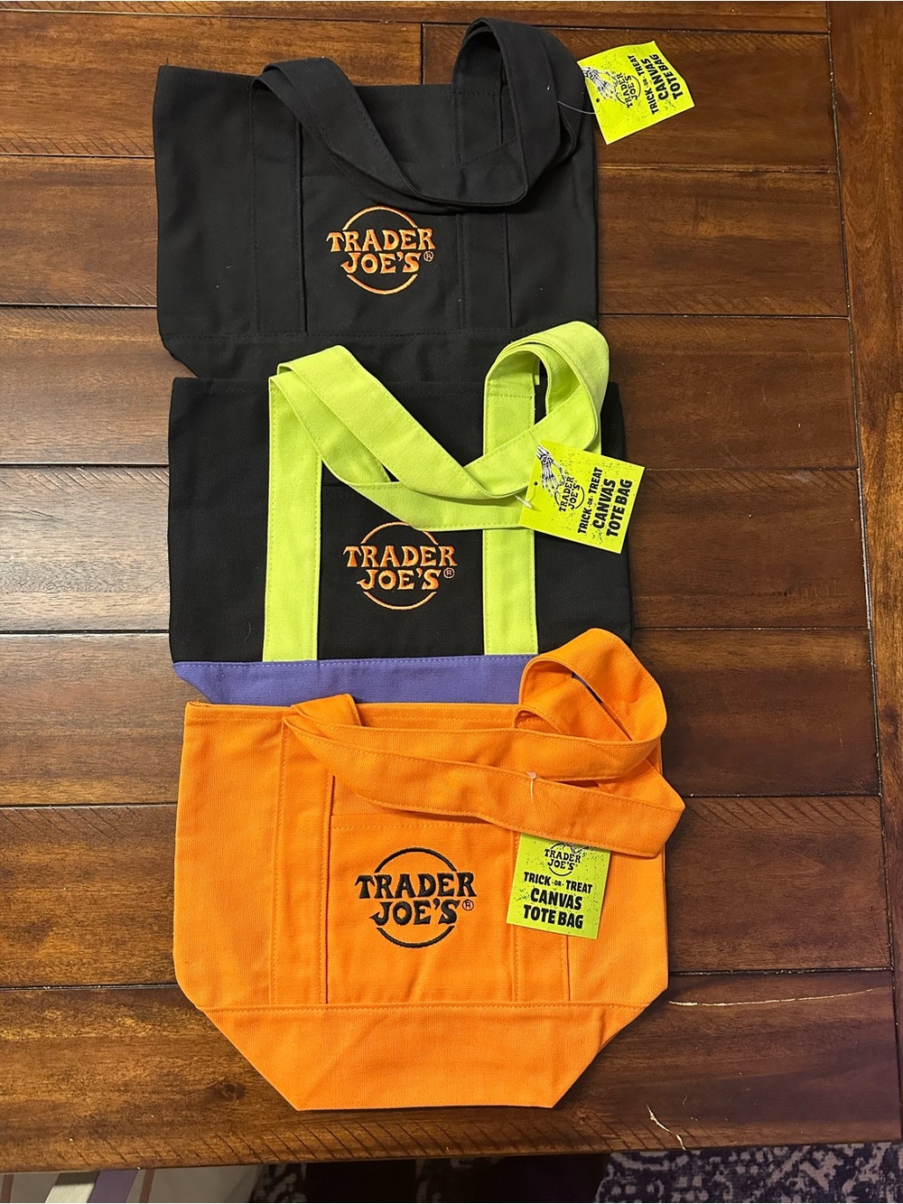 Trader Joe’s Mini Canvas Halloween Totes